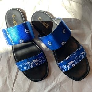 BADDIE TYPE - BLUE Sandles